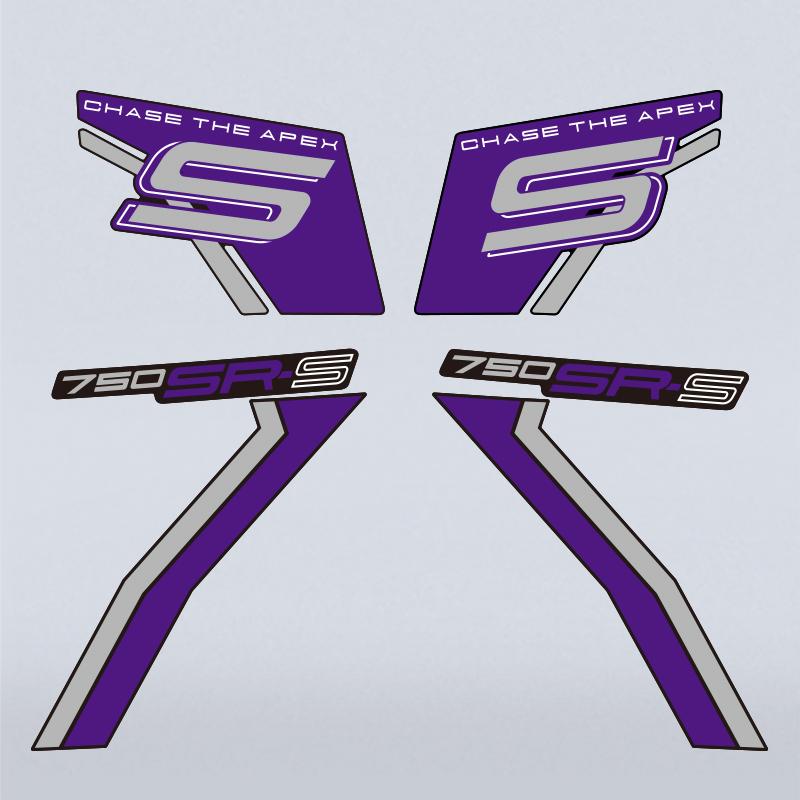For 2025 CFMOTO 750SR-S Fixed Wing Stickers 3M Adhesive High-Density Vinyl Precision-Cut Anti-Slip Mod Parts