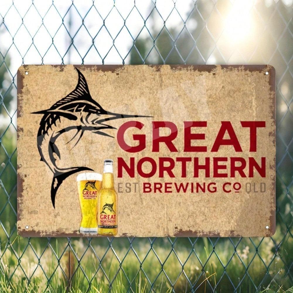 

Vintage Pub Tin Sign Rustic Wall Decor Retro Beer Art Plaque