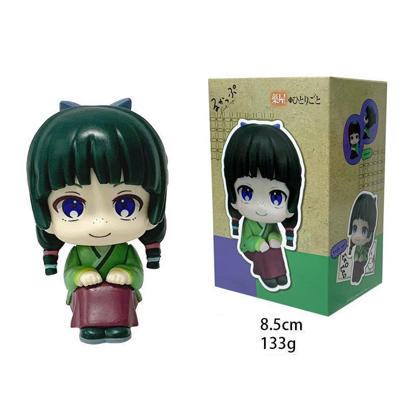 8.5cm The Apothecary Diaries Maomao Jinsi Figure Anime Periphery Version Kawaii Model Desktop Ornaments Toy Gifts Q Kid Friendly Entertaining Fun Play