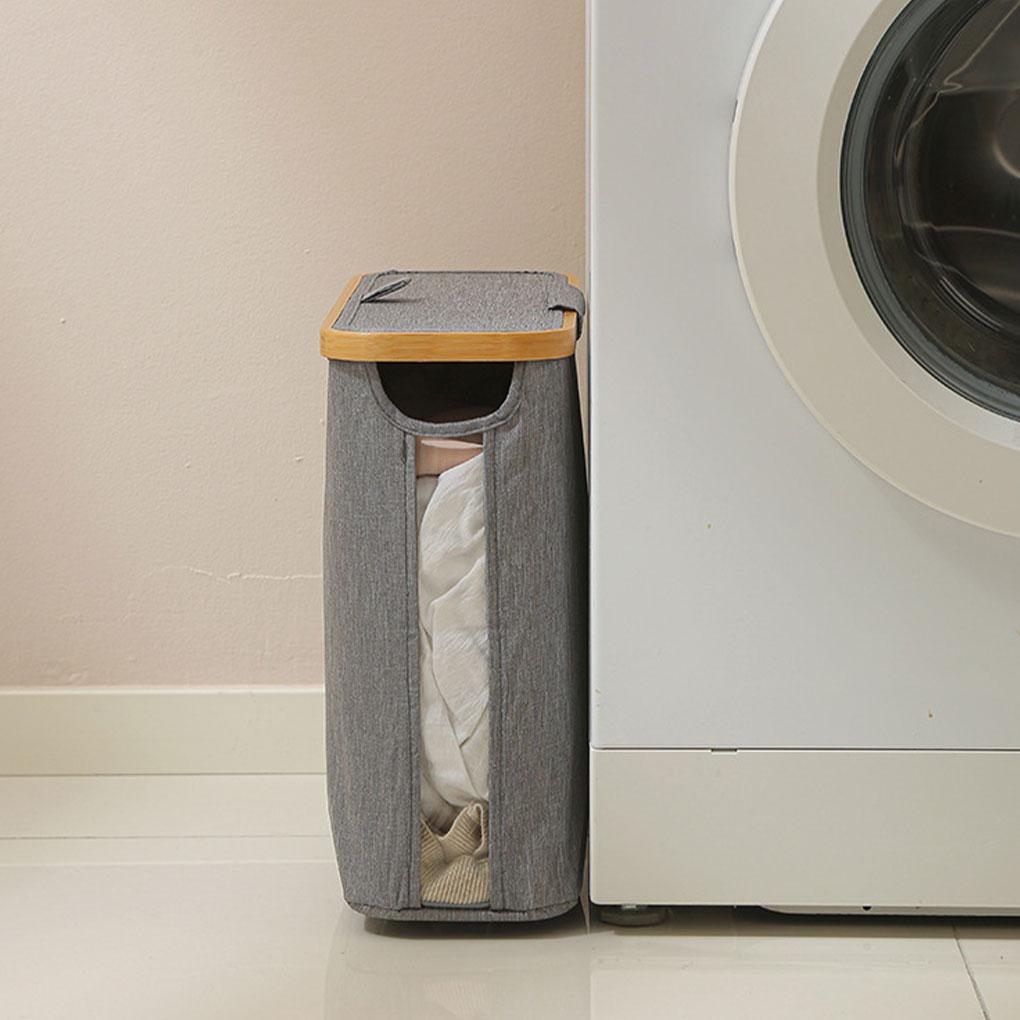 Atmungsaktiver Stoffbezug, leicht und langlebig, Schmutzwäschekorb, Aufbewahrungsorganisation für die Küche