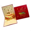 Creative Birthday 3D Popup Card with Envelope Handmade Musical Light Up Greeting Card Foldable Present Postcard