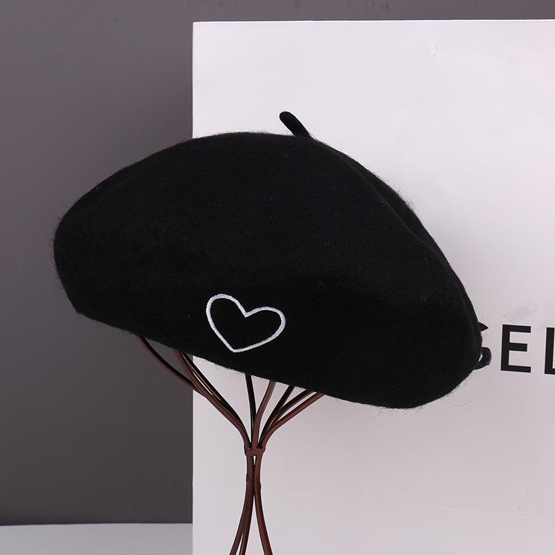 Fashion Autumn and Winter Small Face Big Head Circumference Beret Children Fashion Warm Painter Hat Versatile Newsboy Hat