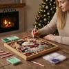 Faux Pearl Painting Kits for Kids Christmas Art Kit, DIY Rhinestone 8" x 8", Cartoon 3D Picture Creation Snowman Animal Diamond Craft Kit Adults,