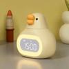 Touch Control Big Goose Alarm Clock Creative Cute Bedside Clock  Children's Wake-Up