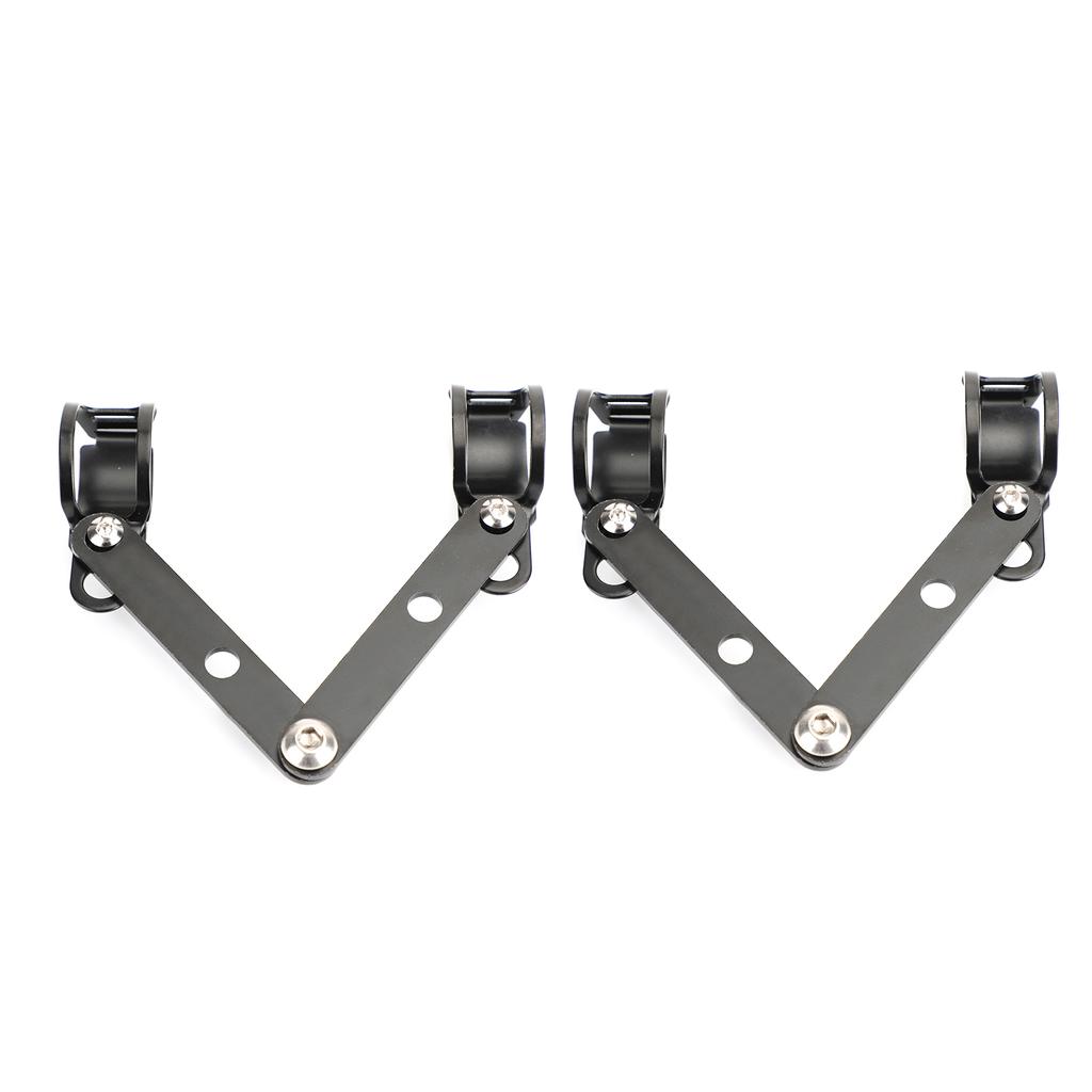 41mm-51mm Fork Black Headlight Mount Bracket Motorcycle Head Lamp Holder Adapter