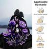1pc Skeleton Ghost Flower Blanket  Home Decorative