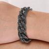 Retro 19MM Heavy Duty Cuban Link Chain Man Bracelet for Men Punk Gothic 316L Stainless Steel Jewelry Men's Bracelets Boys Gifts