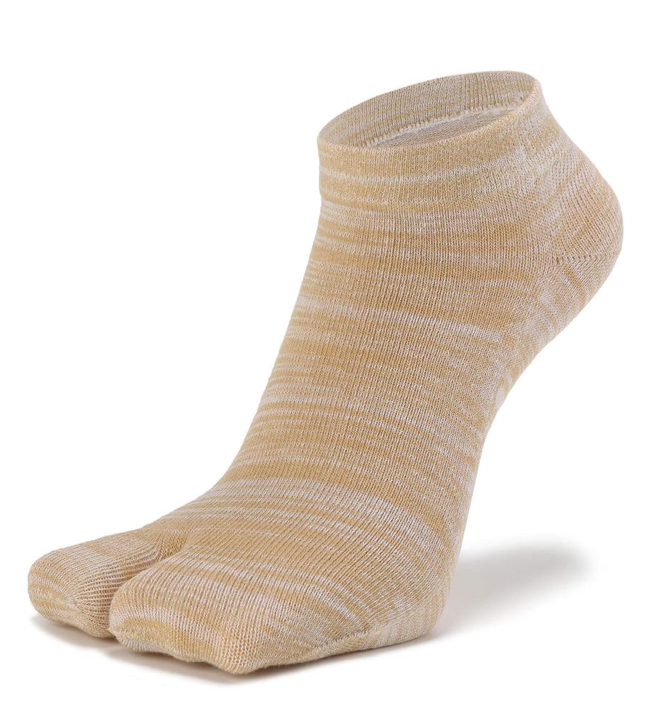 WIOIW Women's Two-Toe Tabi Socks, Ankle Socks for Running, Cotton, Sports, Casual, Commuting, School, Cute, Set of 6