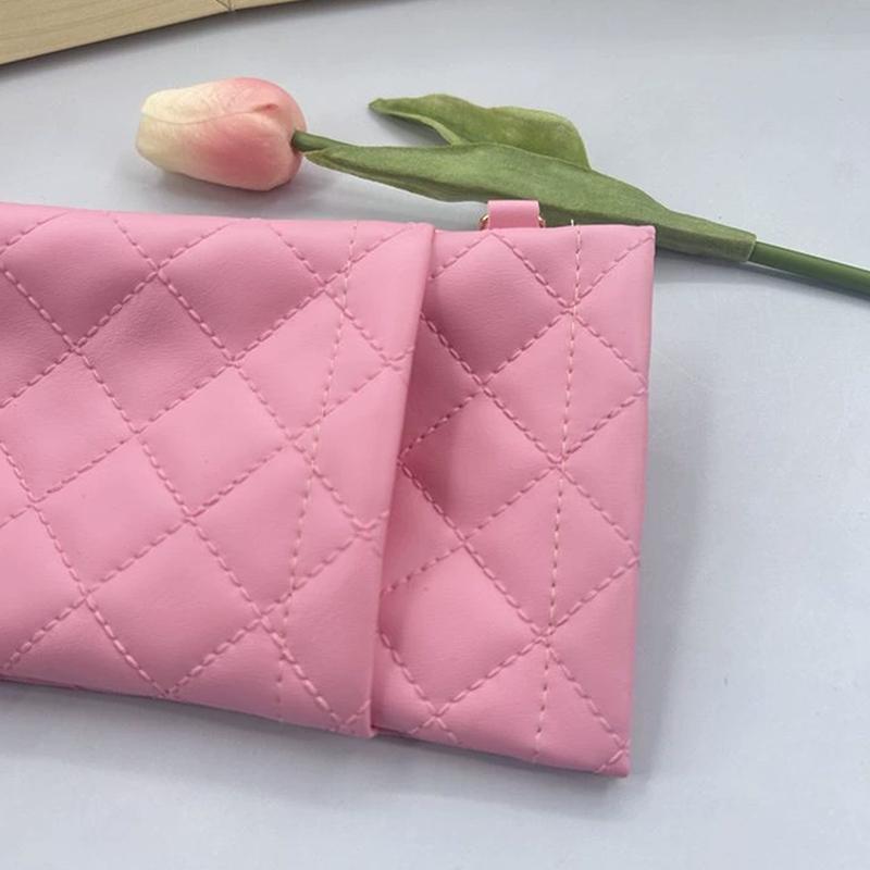 Double-Layer Eyeglasses Pouch Pu Leather Sunglasses Bag Waterproof High-End Glasses Bag Portable Sunglasses Case