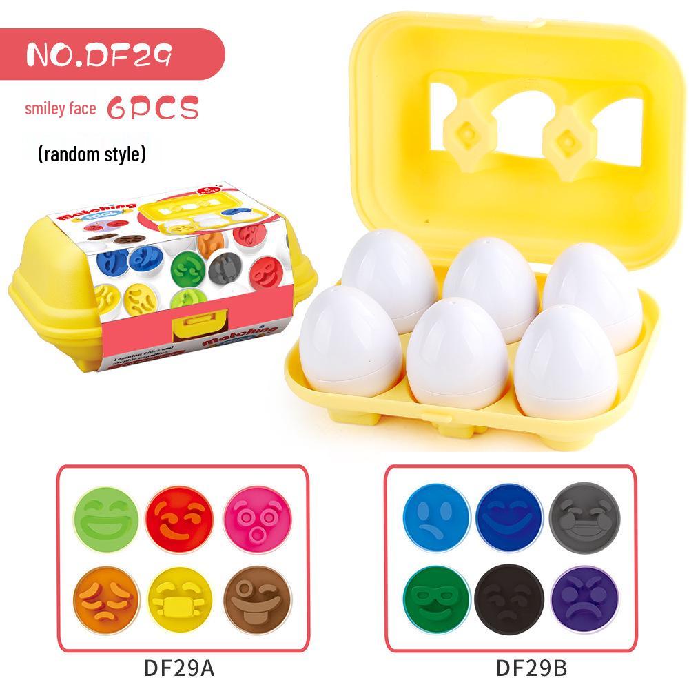 50 Style Matching Smart Eggs: Educational Toys for Early Childhood Cognitive Development