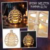 Halloween Pumpkin Skeleton Light Up Decoration with Glowing for Party Indoor Outdoor Decor