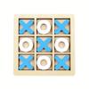 Tic-Tac-Toe, Puzzle Toys, Logical Thinking, Concentration Training, Parent-child Interaction, Family Classic Wooden Games, Perfect Gifts