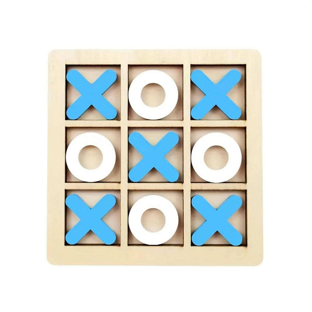 Tic-Tac-Toe, Puzzle Toys, Logical Thinking, Concentration Training, Parent-child Interaction, Family Classic Wooden Games, Perfect Gifts