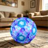 1PC Abstract Watercolor Flow Blue Tiedye Soccer Ball Size 5 Football Machine Sewn Indoor/Outdoor Universal Football Gift W139