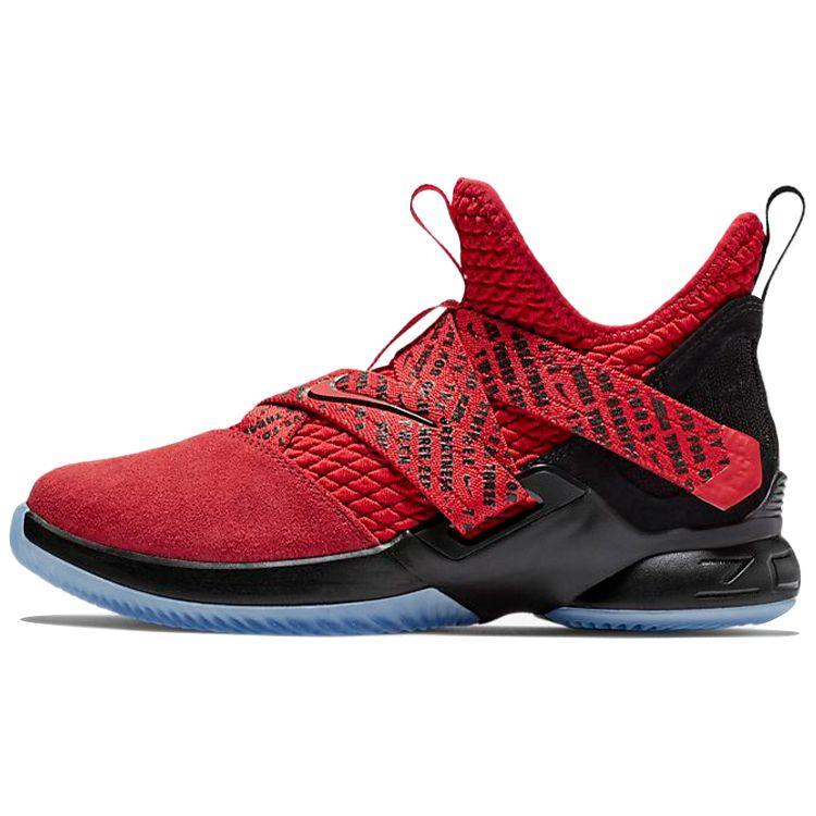 

Nike LeBron Zoom Soldier 7 GS University Красные Черные Детские кроссовки AA1352-660