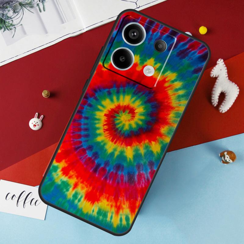 Trippy Tie Dye Hippie Art Case For Xiaomi Redmi Note 14 13 Pro 12 11 10 15 Pro Plus Redmi 15 10C 12C 13C 14C 15C Cover