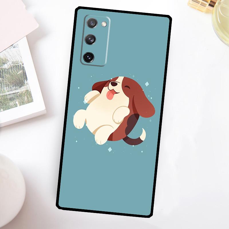 Beagle Puppy Dog Case For Samsung Galaxy S22 S23 S24 Ultra Plus Note 10 20 S8 S9 S10 S20 FE S21 FE Cover