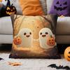 Halloween Ghost Pumpkin Pillowcase Bedroom Sofa Cushion Cover 100% Polyester Living Room Cushion Pillowcase Home Decor