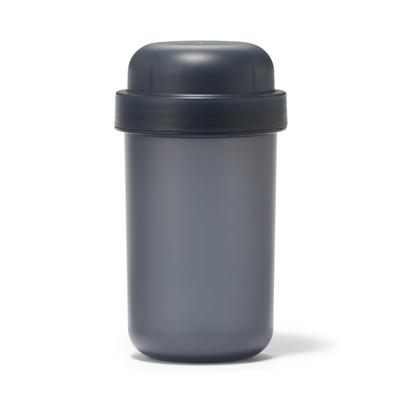 MUJI Lunch Capsule with Topping 84683879 Cup, Black, 450mL,