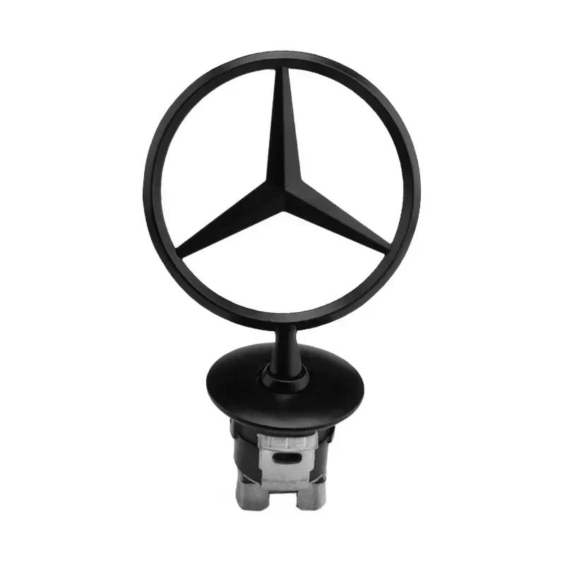 Mercedes-Benz car front hood 3D alloy logo badge is suitable for W203 W204 W205 W206 W212 W213 W222 W223 E300