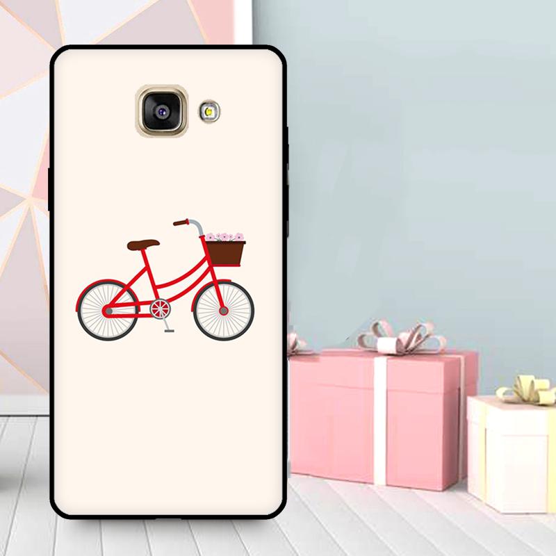 Bike Cycling Art Case For Samsung Galaxy A3 A5 2016 2017 A6 A7 A8 A9 2018 J1 J3 J4 J5 J6 Plus J7 J8 Cover