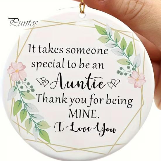Acrylic Round Pendant Decorations 2D Christmas Hanging Ornaments, Santa Snowflake Reindeer Festive Party Supplies for Tree Decorations, Reusable
