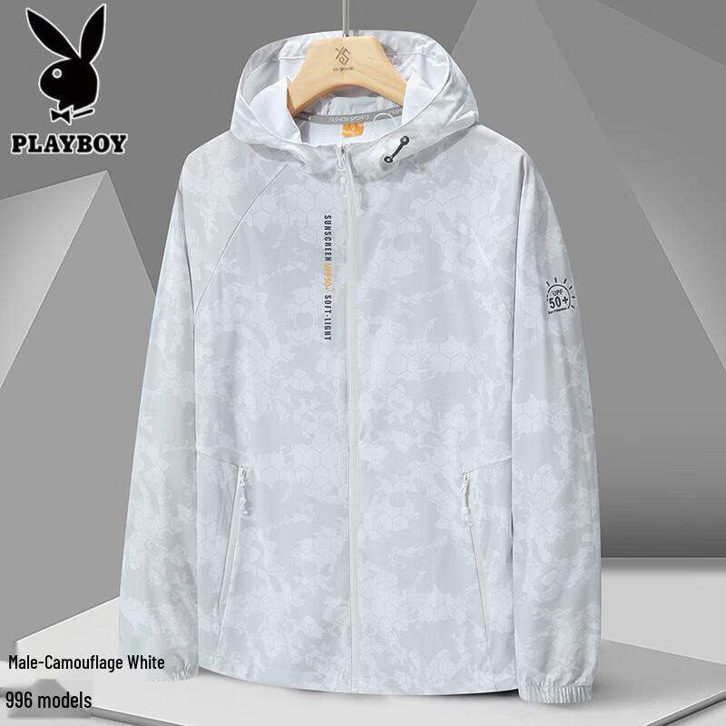 PLAYBOY Couples UV Protection Ice Silk Sun Jacket 3XL