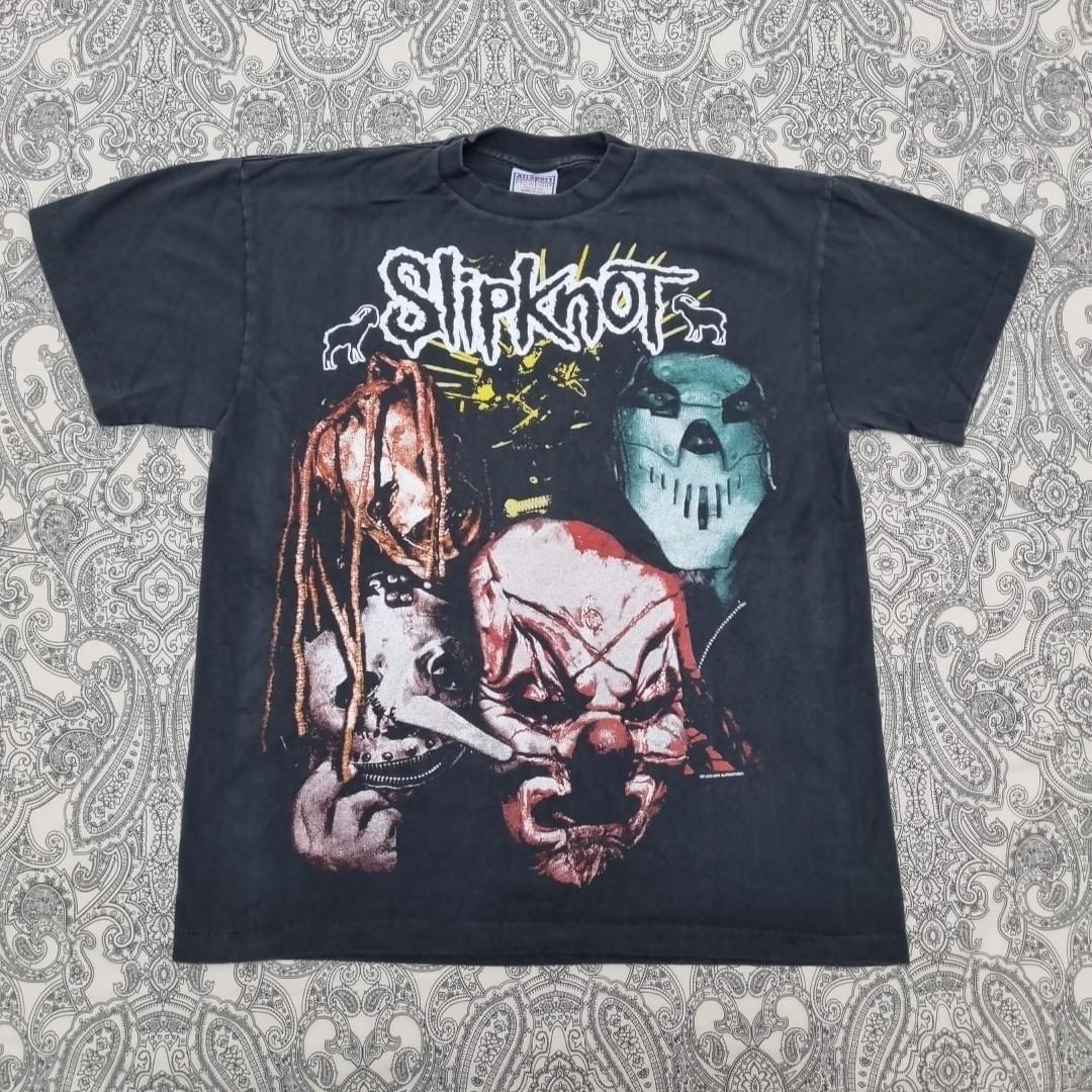 Vintage Slipknot Mask T Shirt Mens Womens Tees Top OVP Single Stitch Band Tee M