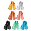 Silicone Swim Fins Adult Kids Snorkels Fins Travel Size Flippers Swim Training Fins for Lap Swimming Divings Snorkeling