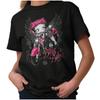 Betty Boop Retro Cartoon Bandana Biker Babe Womens Graphic Crewneck T Shirt Tee