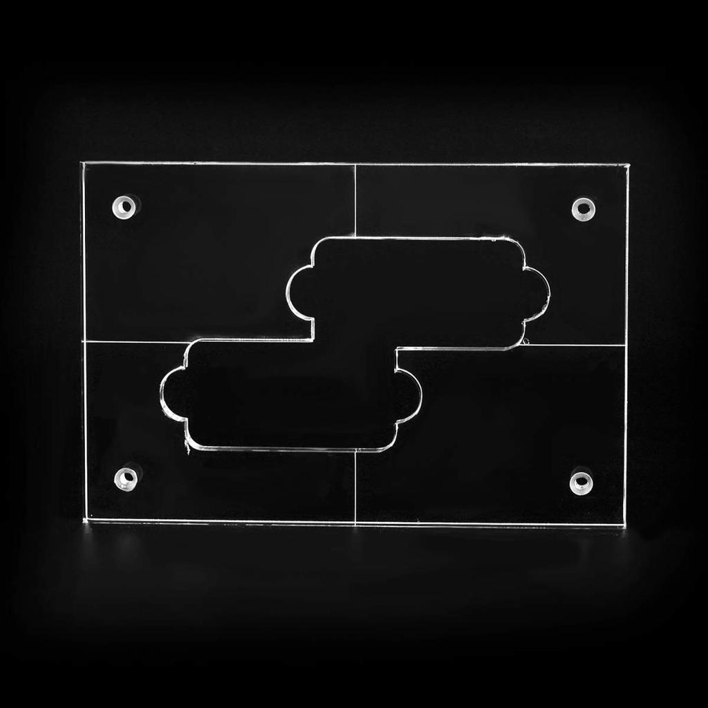 Musiclily Pro CNC Precision Acrylic Pickup Routing Template for Standard Precision Bass