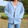 Cardigan Coat Women's Hooded Loose Zipper Sweater Women's Elegant Knitted Jacket Coat Tops