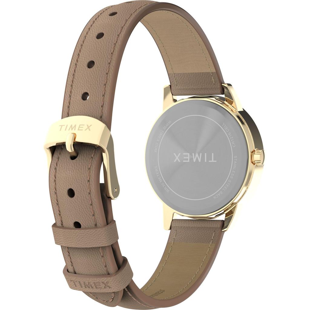 TIMEX EasyReader Women's Watch, Quartz Movement, 3 ATM Water Resistance, Mineral Glass, White Dial, TW2W32400 [Authentic]