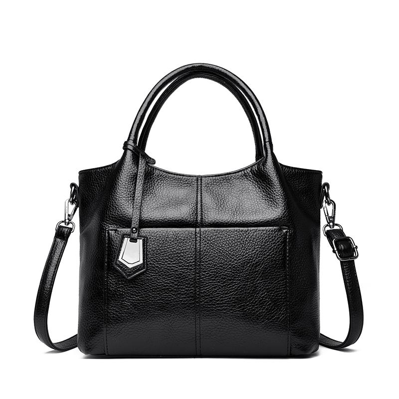 Повседневная ретро женская сумка через плечо Модная сумочка Женская сумка кроссбоди Многокарманная повседневная сумка через плечо Модная женская сумочка 29cm*12cm*26cm чёрный