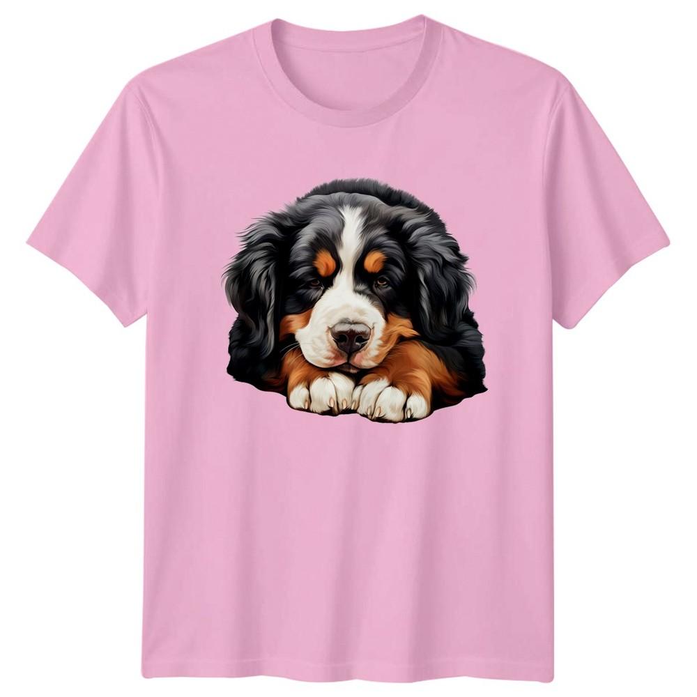 Bernese Mountain Dog Puppy Animals Dogs Unisexs TShirt Unisexs Graphic Tee