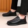 2025 Classic Male Business Shoes Genuine Leather Men Shoes Loafers Men Shoes for Wedding All-match Male Comfortable Casual Shoe