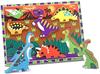 Melissa & Doug Wooden Dinosaur Toy Interlocking Puzzle, Thick, 7 Pieces, Authentic, Product Number 3747
