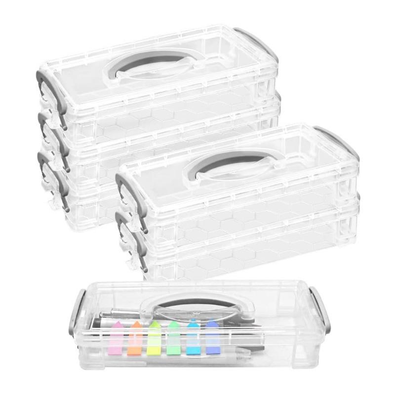 1/3/6vrstvý box na štětce na malování akvarel Odnímatelný úložný box na pera Barva Multifunkční organizér na psací potřeby Školní potřeby