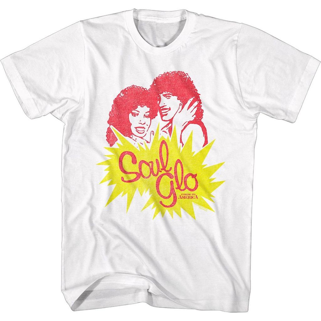 Coming To America Soul Glo Logo Weißes T-Shirt