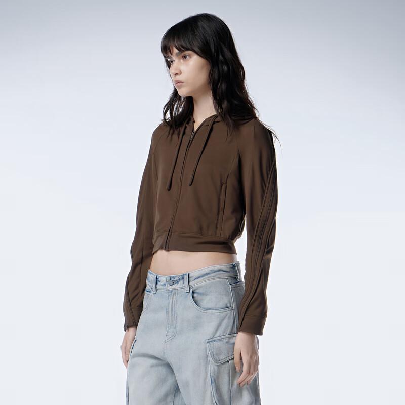 JNBY 2023 Fall Women s Hooded Zipper Sweatshirt S