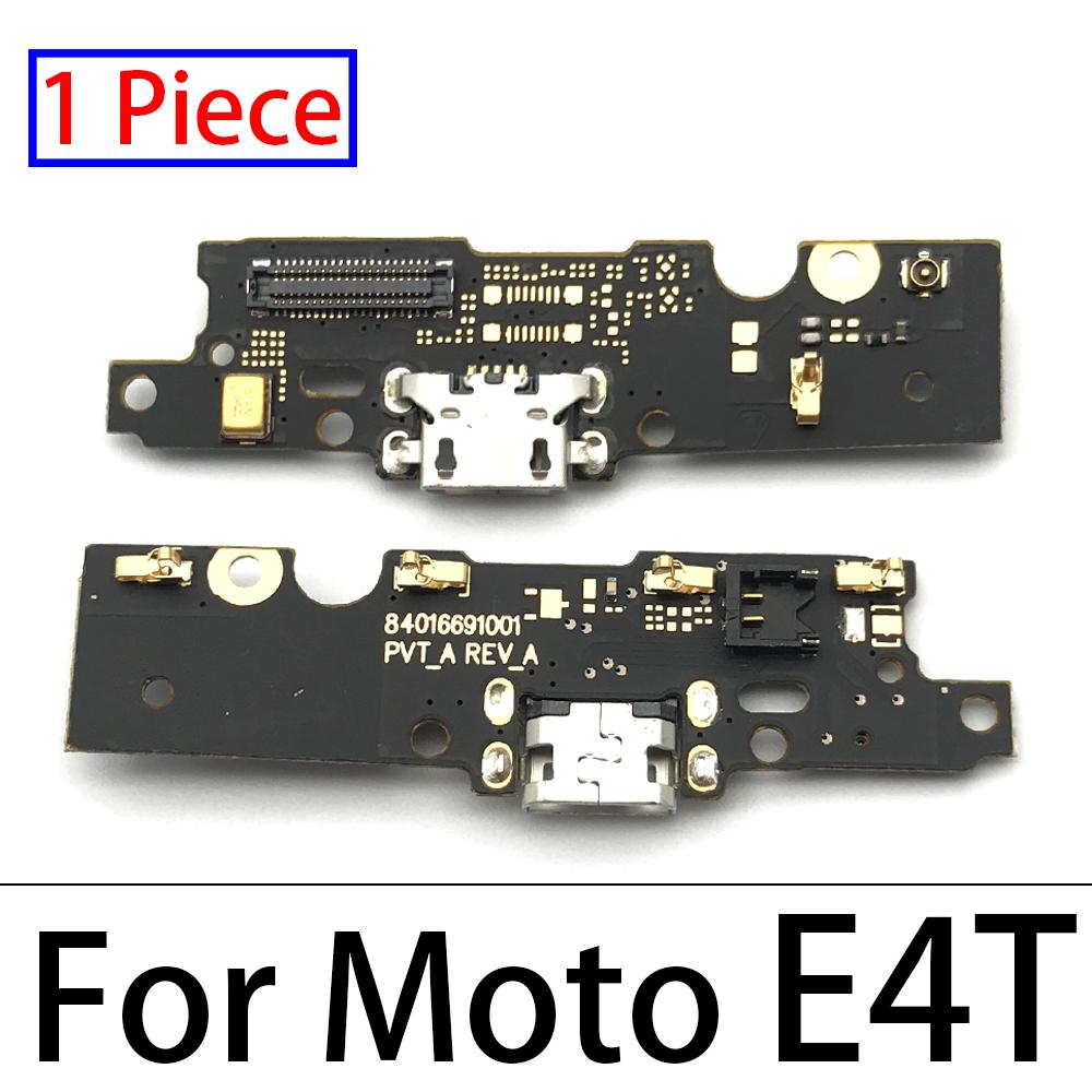 For Motorola Moto E4 E4T G3 G4 G5 G6 G7 Power E7 G8 Plus X4 One USB Charging Port Micro Dock Connector Board With Microphone