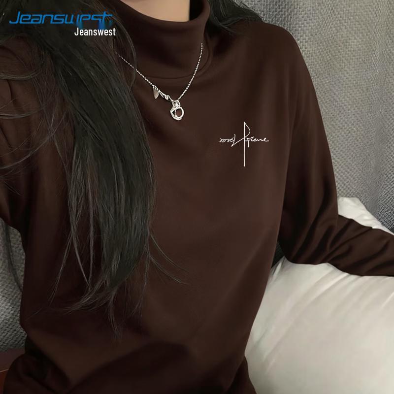 Jeanswest Women s Turtleneck De Velvet Base Layer Top XL