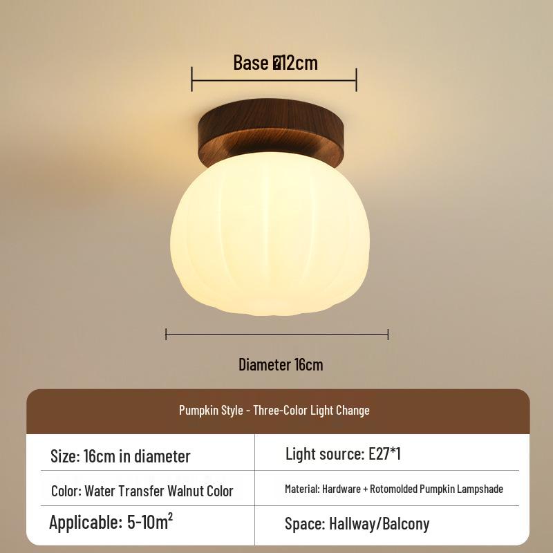 Vintage Chinese Corridor Light: Elegant Glass Ceiling Fixture for Entryway, Balcony, or Closet