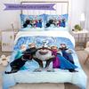 3pcs Elsa Bedding Set Duvet Cover Closure Includes 1 Duvet Cover & 2 Pillowcases, Soft and Comfortable for All Seasons.