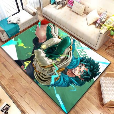 Anime Carpet My Hero Science Printed Area Carpet Living Room Bedroom Floor Mat Kitchen Non Slip Matte Mat Children's Bedroom Mat