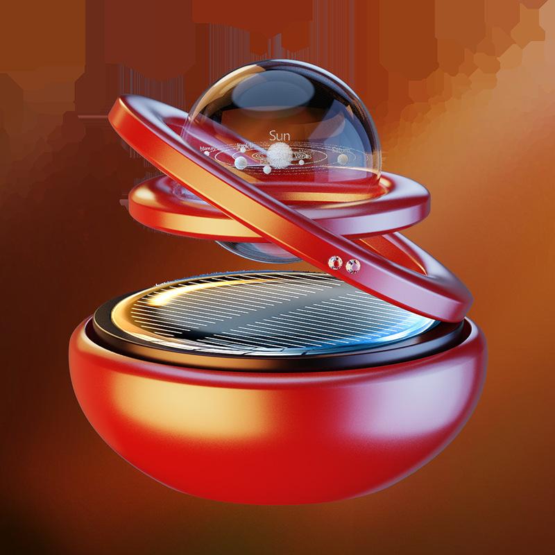 Car Air Freshener Solar Energy Air Purifier for Car Interior Autorotation Decoration Accessories