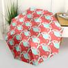 1pc Fox Pattern Automatic Folding Umbrella - Portable Collapsible Design, 8-Rib Iron Frame, Durable Fabric yy251125087