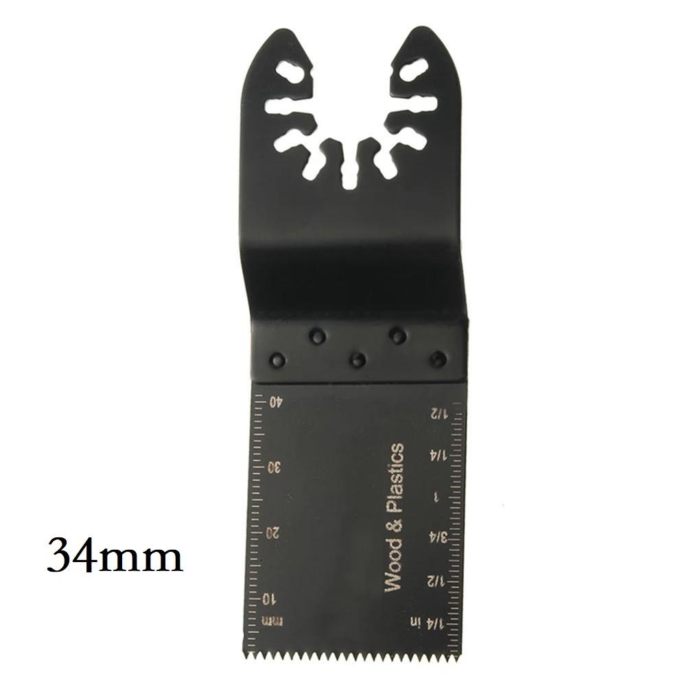 Lame de ferăstrău 6 bucăți negre pentru renovator pentru lemn și plastic