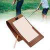 Libro Portascore da Golf Portatile Impermeabile in Pelle PU Copertura Yardage per Gioco