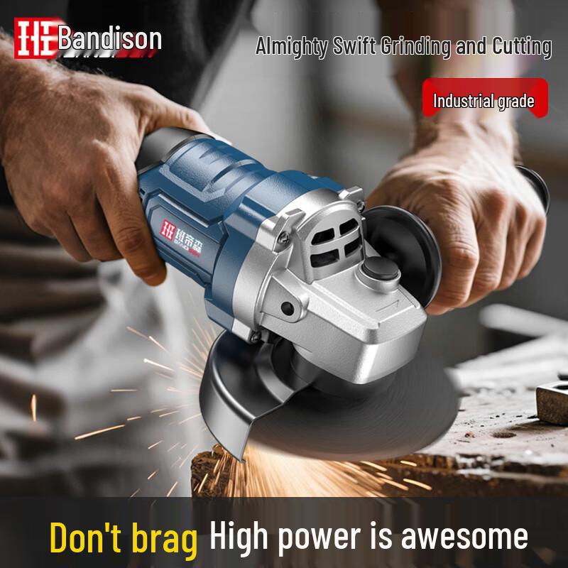Bandisen 21V Cordless Brushless Angle Grinder CN plug (adapter included)